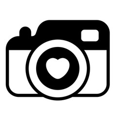 Love Photography Camera Black Icon