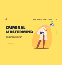 Mad Chemist Landing Page Template Crazy Professor