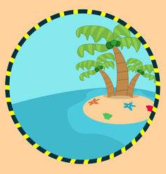 Coconut On Island Summer Time Theme