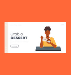 Grab A Dessert Landing Page Template Enjoyment