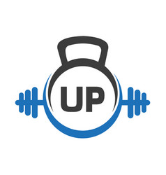 Letter Up Fitness Gym Logo Concept Fitness Logo