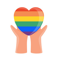 Hand With Heart Lgbt