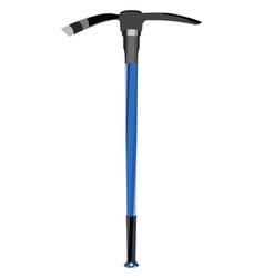 Blue Pick Ax On A White Background