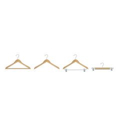 Clothes Hanger Isolated On White Background