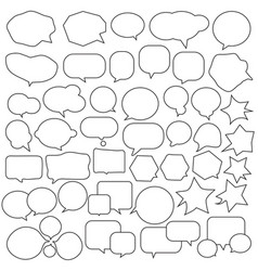 Set Of Comic Speech Bubbles