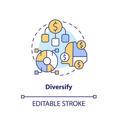 Diversify Concept Icon