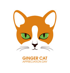 Ginger Cat Appreciation Day Animal Pet Head Icon