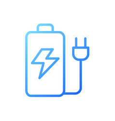 Rechargeable Battery Pixel Perfect Gradient