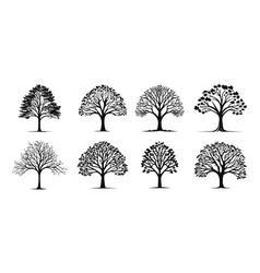 Tree Silhouettes Set