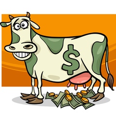 Cash Cow Saying Cartoon