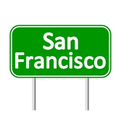 San Francisco Green Road Sign