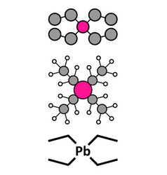 Tetraethyllead Gasoline Octane Booster Molecule