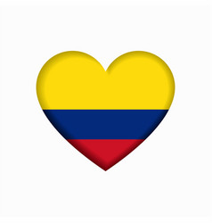 Colombian Flag Heart-shaped Sign