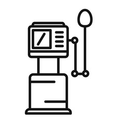 Hospital Medical Machine Icon Outline