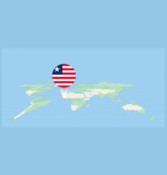 Location Of Liberia On The World Map Marked