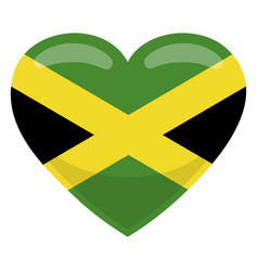 Jamaica Heart Flag