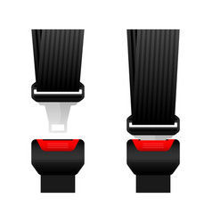 Safety Seat Belt Open And Closed Seat Belt