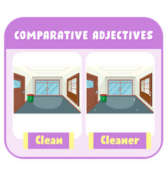 Comparative Adjectives For Word Clean