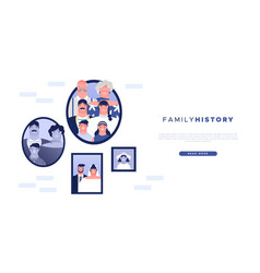 Family History Web Template Geneaology Ancestry