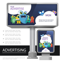 Realistic Outdoor Advertising Template