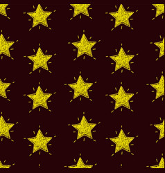 A Set Of Star Seamless Pattern Background