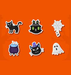 Halloween Sticker Set Collection Design