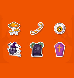 Halloween Sticker Set Collection Design