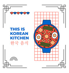 Hand Drawn Korean Restaurant Posts