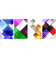 Square Abstract Poster Set