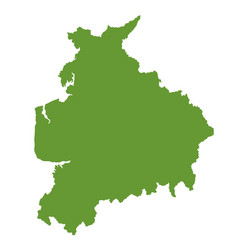 Lancashire Map Silhouette County