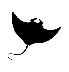 Stingray Manta Ray Silhouette