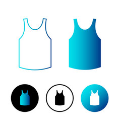 Abstract Tanktop Tshirt Icon