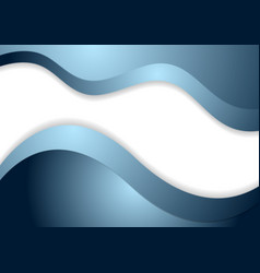 Corporate Blue Wavy Design