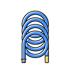 Hose Pipe Of Air Compressor Color Icon