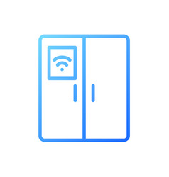 Smart Fridge Pixel Perfect Gradient Linear Icon