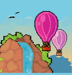 8-bit Hot Air Balloons Cartel