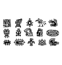 Mayan Symbols Ancient Civilization Religious