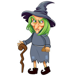 Old Witch Cartoon Character