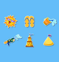 Summer Time Sticker Set Collection Design