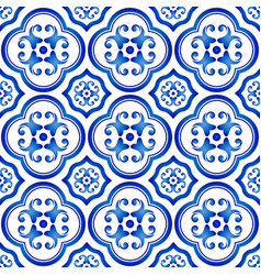 Flower tile pattern Royalty Free Vector Image - VectorStock
