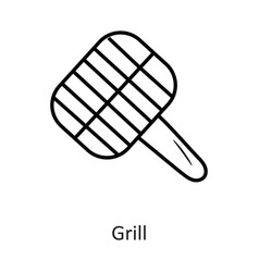 Grill Outline Icon Design Tra