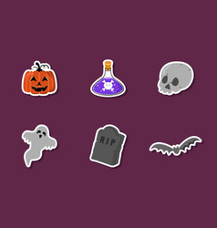 Halloween Sticker Set Collection Design