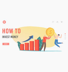 How To Invest Money Landing Page Template Tiny