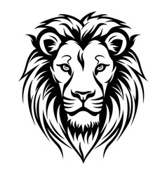 Lion Head For Tattoo Or T-shirt Design