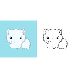 Kawaii Clipart Persian Cat