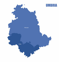 Umbria Region Map