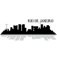 Rio De Janeiro Skyline Silhouette