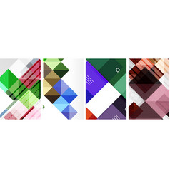 Square Abstract Poster Set