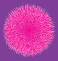 Pink Fluffy Hair Ball