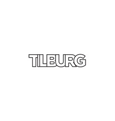 Tilburg In The Netherlands Emblem Design